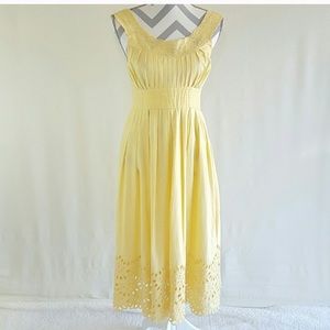 Catherine Malandrino yellow sundress size 8